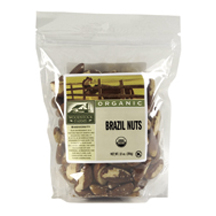 BRAZIL NUTS,OG Case of 8 / 10 OZ from WoodStock Farms