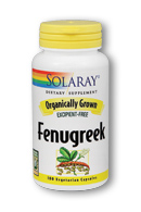 Organic fenugreek seed, 100ct 620mg