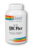 Qbc plex quercetin, bromelain, vitamin c complex, 120ct