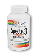 Solaray: Spectro 3 - Three Daily Tablet 180ct