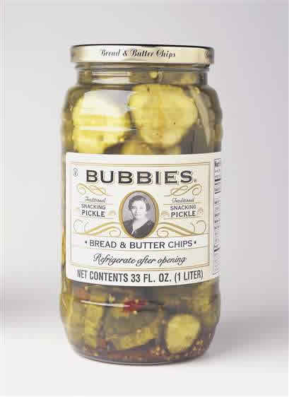 BREAD & BUTTER CHIPS Case of 12 / 16 OZ from Bubbies of San Francisco