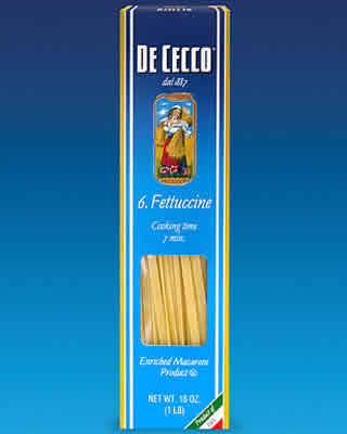 PASTA,FETTUCCINE Case of 20 / 16 OZ from De Cecco Pasta
