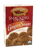 GINGER SNAPS,OG,BOX - 6 / 8 OZ from Country Choice