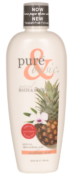 Body wsh,parbn fr,carrib Case of 1 / 12 OZ from Pure & Basic