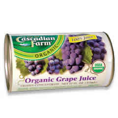 Frozen Juice,OG,GRAPE Case of 12 / 12 OZ from Cascadian Farm