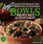 AMY'S: Bowl organic brown rice & veggie 10 OZ
