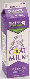 GOAT MILK,ULTRA-PASTURZD Case of 12 / 32 OZ from Meyenberg