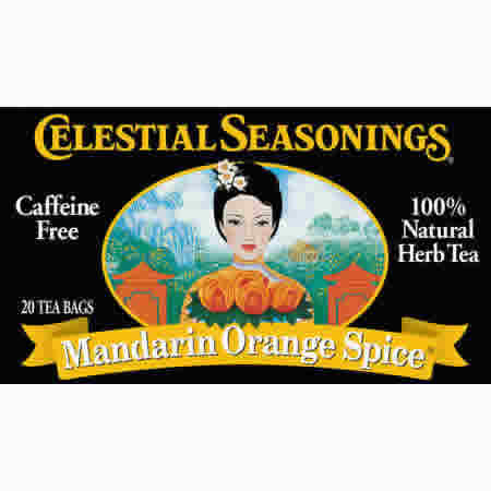 Herb tea,mand orng spice Case of 12 / 20 BAG from Celestial Seasoning