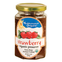 PRESERVES,OG,STRAWBERRY Case of 12 / 13 OZ from Mediterranean Organic