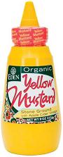 Eden Foods: Mustard,og,yellow,squeeze 9 OZ