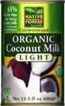 COCONUT MILK,OG,LIGHT - 12 / 14 OZ from Native Forest