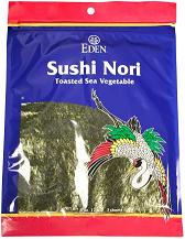 SUSHI NORI,TOASTED Case of 6 / .6 OZ from Eden Foods