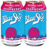 SODA,RASPBERRY Case of 4 / 6 PACK from Blue Sky Natural Beverage Company