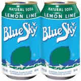 SODA,LEMON LIME Case of 4 / 6 PACK from Blue Sky Natural Beverage Company