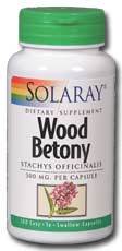 Wood Betony, 100ct 300mg
