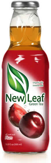 Tea,btl,green,plum Case of 12 / 16.9 OZ from New Leaf Tea