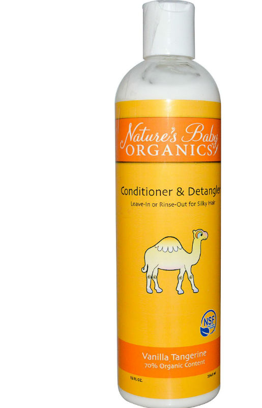 NATURE'S BABY ORGANICS: Conditioner and Detangler Vanilla/Tangerine 12 oz