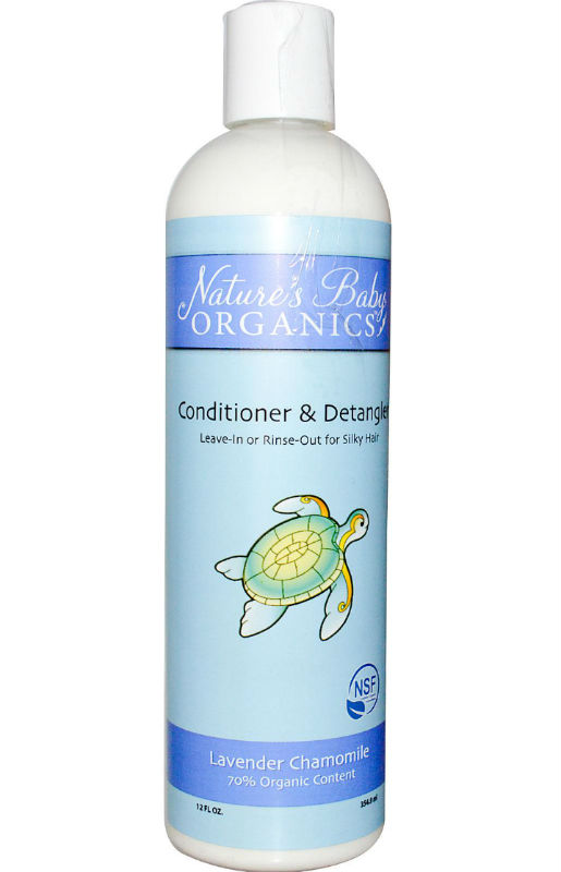 NATURE'S BABY ORGANICS: Conditioner and Detangler Lavender Chamomile 12 oz