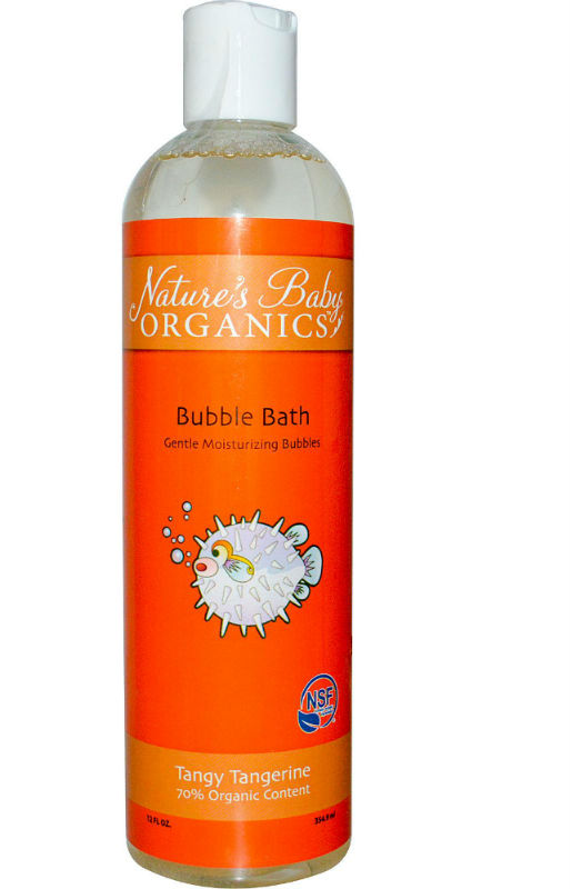 NATURE'S BABY ORGANICS: Bubble Bath Tangy Tangerine 12 oz