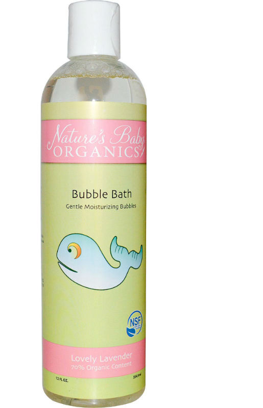 NATURE'S BABY ORGANICS: Bubble Bath Lovely Lavender 12 oz