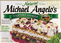 Roasted vegetable lasagna Case of 8 / 12 OZ from Michael Angelo's