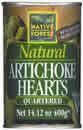 Native Forest: Artichoke hearts,quarterd 14.12 OZ
