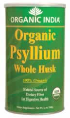 PSYLLIUM HUSKS,OG,CANISTR Case of 1 / 12 OZ from Organic India