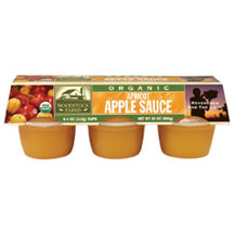 APPLESAUCE,OG,APRICOT - 12 / 6/4 OZ from WoodStock Farms