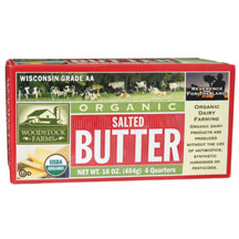 BUTTER,OG,SALTED Case of 18 / 16 OZ from WoodStock Farms