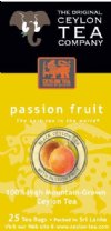 Tea,passion fruit Case of 6 / 25 BAG from Original Ceylon Tea Co