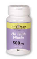 Niacin Flush-Free 500mg 30ct 500mg from Thompson Nutritional