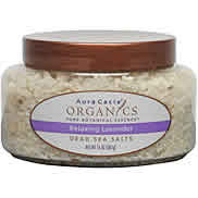 Organics Dead Sea Salts Relaxing Lavender 14 oz from AURA CACIA