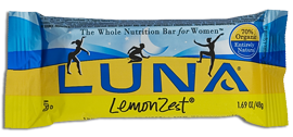 Clif Bar: Luna bar,og,lemon zest 1.69 OZ