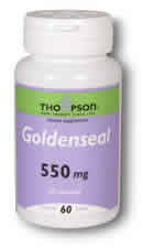 Goldenseal root 550mg 60ct 550mg from Thompson Nutritional