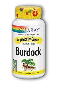 Organic Burdock Root 100ct 540mg from Solaray