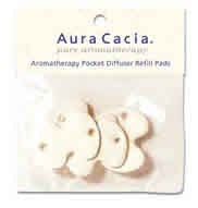 Aromatherapy Pocket Diffuser Refill 10 pads from AURA CACIA