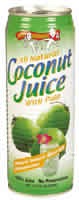 JUICE NATURAL COCONUT W/PULP