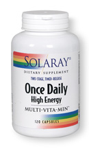 Two-stage, timed-release once daily high energy, 120ct