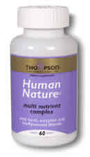Human Nature multi nutrient 60ct from Thompson Nutritional