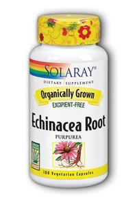 Organic Echinacea Purpurea Root 100ct 450mg from Solaray