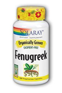 Organic Fenugreek Seed 100ct 620mg from Solaray