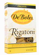 ARTICHOKE RIGATONI Case of 12 / 8 OZ from DeBoles