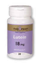 Lutein 18mg 30ct 18mg from Thompson Nutritional