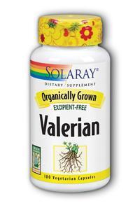Organic Valerian Root 100ct 515mg from Solaray
