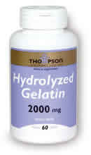 Hydrolyzed Gelatin 2000mg 60ct 2000mg from Thompson Nutritional