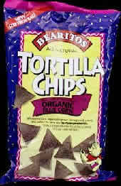 CHIPS ORGANIC BLUE CORN TORTILLA Case of 12 / 16 OZ from Little Bear Organics