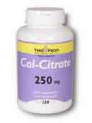 Cal-Citrate 120ct 250mg from Thompson Nutritional