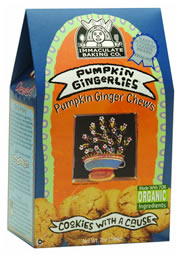 COOKIES,PUMPKIN GINGERLIE Case of 6 / 7 OZ from Immaculate Baking
