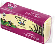 COLBY,OG,YELLOW Case of 12 / 8 OZ from Organic Valley