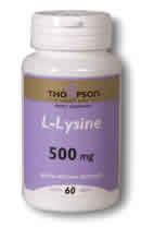 L-Lysine 500mg 60ct 500mg from Thompson Nutritional